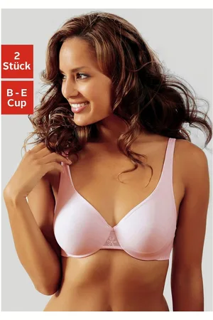 Nuance T-shirt-bh met beugel en naadloze, dubbellaagse cups (Set van 2)
