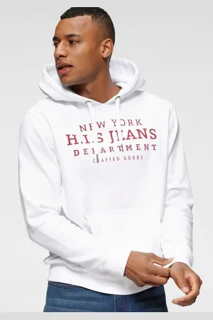 H.I.S Hoodie met print en badge, capuchon, voor sportieve outfits