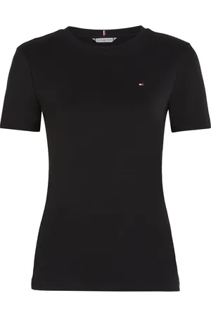 Tommy Hilfiger Shirt met ronde hals CRV SLIM CODY C-NK SS in grote maten, met ronde hals