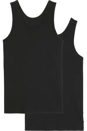 Marc O’ Polo Muscle-shirt Iconic rib in aansluitend model (2-delig, Set van 2)