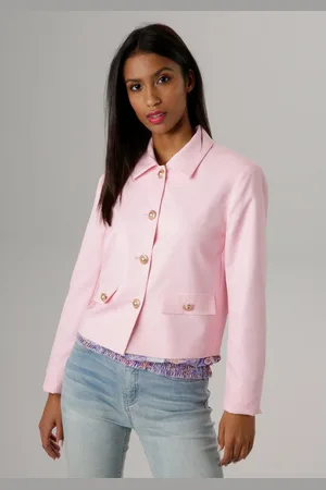 Aniston Korte blazer met roségouden knopen