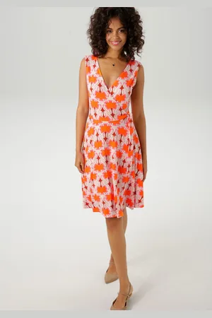 Aniston Zomerjurk met extravagant retro-patroon - elk stuk een uniek stuk - nieuwe collectie