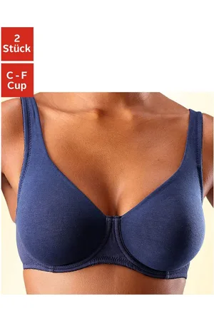 Petite Fleur Minimizer-bh met beugel van katoen (Set van 2)