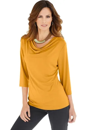 Classic Inspirationen Shirt met cascadehals Shirt (1-delig)