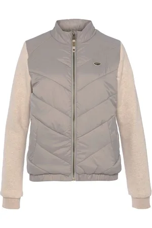 Ragwear Gewatteerde jas ZABAVA verwarmende quiltkwaliteit en sweatstof in mix