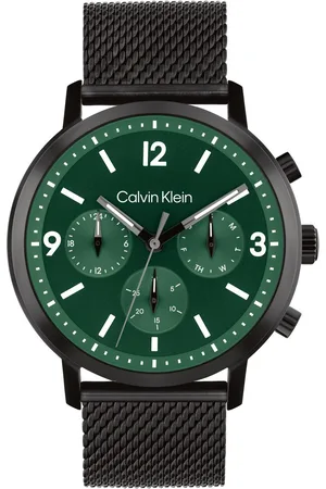 Calvin Klein Multifunctioneel horloge GAUGE Quartz horloge, armbanduhr, herenhorloge, datum, roestvrijstalen band