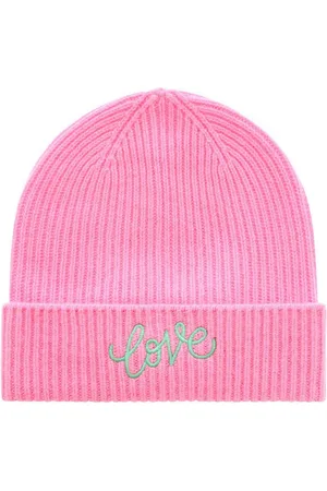 Zwillingsherz Beanie met Love borduursel (set)