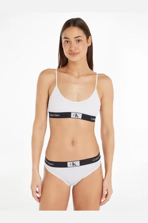 Calvin Klein Bralette UNLINED BRALETTE met klassieke tailleband met ck logo