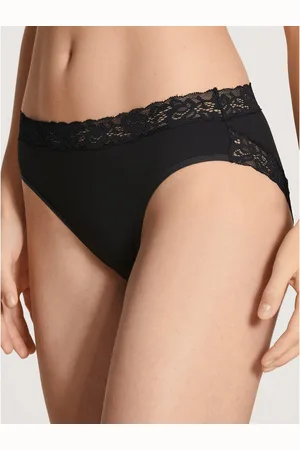 Calida Slip Natural Comfort Lace met kant aan de band en beenuitsnijding