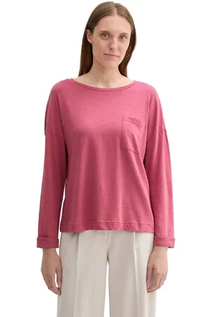 TOM TAILOR Shirt met lange mouwen met borstzak