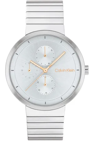 Calvin Klein Multifunctioneel horloge Create Quartz horloge, armbanduhr, dameshorloge, datum, roestvrijstalen band