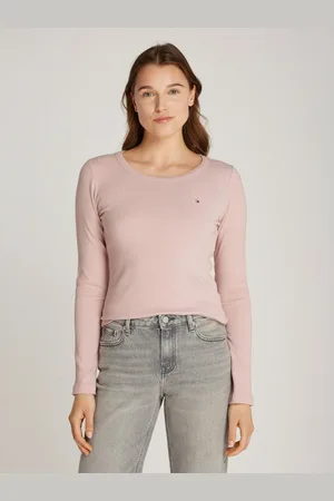 Tommy Hilfiger Shirt met lange mouwen SLIM 5X2 RIB O-NK LS