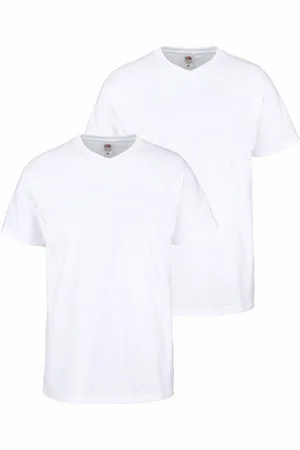 Fruit Of The Loom T-shirt met v-hals (set, 2-delig)
