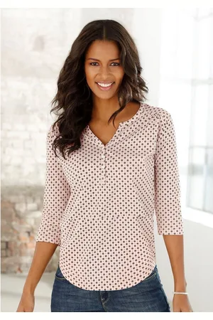 Lascana Shirt Met knoopsluiting van onderhoudsvriendelijke kwaliteit met viscose