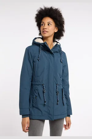 Ragwear Parka MONADIS WARM waterafstotende overgangsjas met verwarmende teddypluche voering