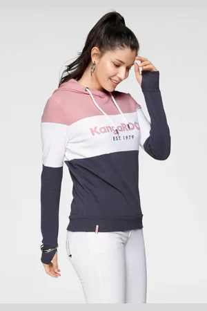 KangaROOS Hoodie Lange mouwen met duimgaten, figuurvolgend