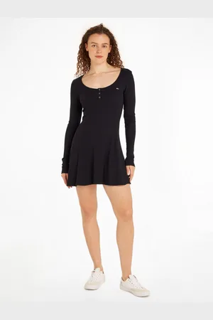 Tommy Hilfiger Blousejurk TJW HENLEY FLARE DRESS