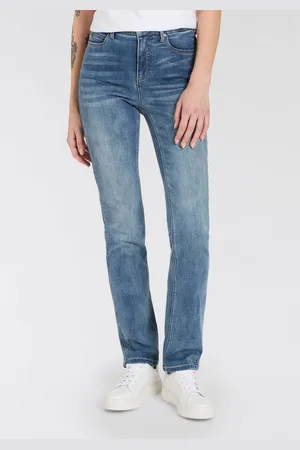 ARIZONA Straight jeans Ultra Stretch normale pasvorm, comfort fit, used-look-wassing