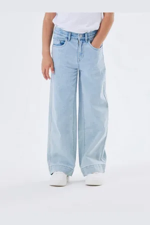 NAME IT Wijde jeans NKFROSE HW WIDE JEANS 1356-ON NOOS