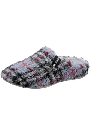 Verbenas Pantoffels YORK GALES in geruite look