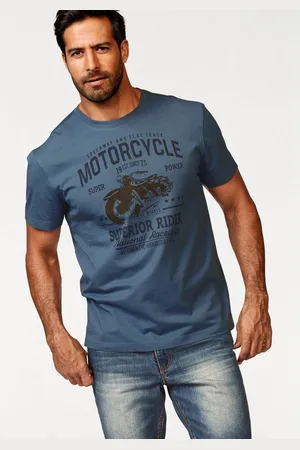 ARIZONA T-shirt Korte mouwen, casual pasvorm, bedrukt, ronde hals, casual