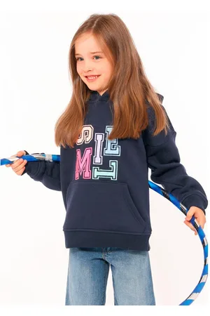 Zwillingsherz Hoodie "Smile" Kids met kleurrijke letters in speelse stijl