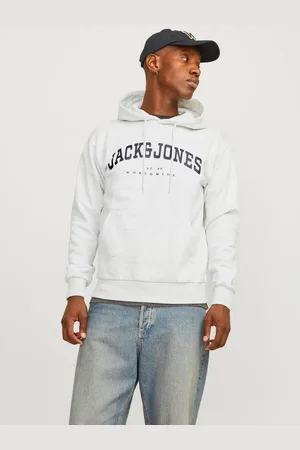JACK & JONES Hoodie JJECALEB VARSITY SWEAT HOOD NOOS