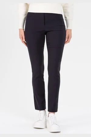 STEHMANN Stoffen broek Loli met splitje onder in de pijpen