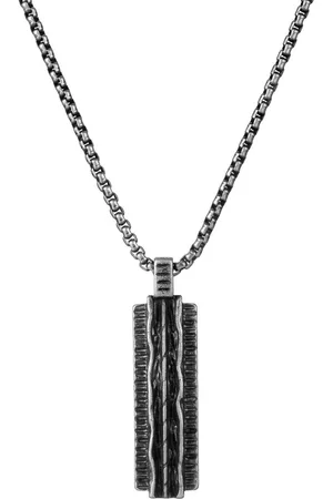 Firetti Ketting met hanger Sieraden cadeau roestvrijstalen halssieraden halsketting venezianerkette hout