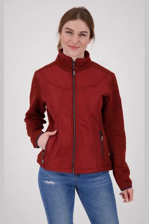 DEPROC-Active Gebreid fleecejack LAKE RODELL WOMEN