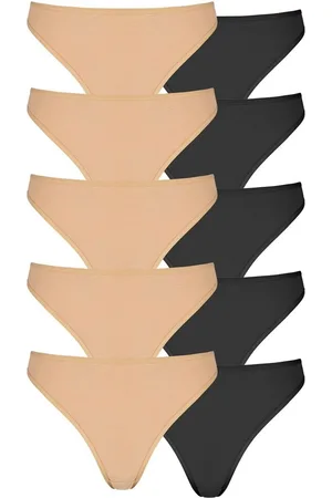 Petite Fleur String van elastisch katoen (set, 10 stuks, 10 stuks)