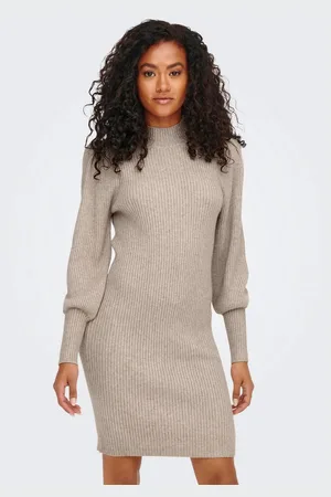ONLY Gebreide jurk ONLKATIA L/S DRESS KNT NOOS