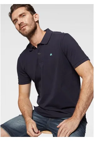 Lerros Poloshirt met stijlvol borduursel op borsthoogte
