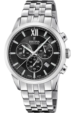 Festina Chronograaf Swiss Made Collection Horloge, quartz, herenhorloge, stopwatchfunctie, Swiss Made