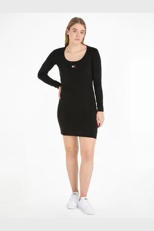 Tommy Hilfiger Jerseyjurk TJW BADGE RIB BODYCON LS