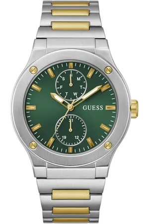 Guess Multifunctioneel horloge Jet Quartzhorloge, horloge, herrenuur, datum, roestvrijstalen band, mineraalglas
