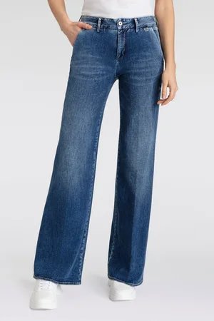 Herrlicher Wijd uitlopende jeans Lovely Flared Recycled Light Denim