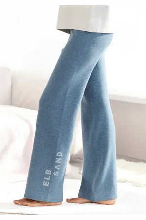 ELBSAND Tricotbroek Loungebroek, relaxbroek van zacht hoogwaardig breiwerk, loungewear