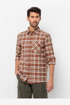 Jack Wolfskin Flanellen overhemd BERGWEG SHIRT M