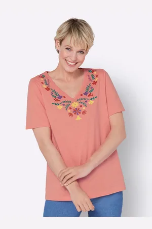 Classic Basics Shirt met V-hals Shirt met korte mouwen (1-delig)