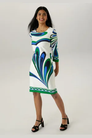 Aniston Jerseyjurk met fantasierijke alloverprint - nieuwe collectie