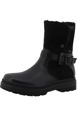 TOM TAILOR Winterlaarsjes hakken, winterlaarzen, enkellaars met decoratieve gesp