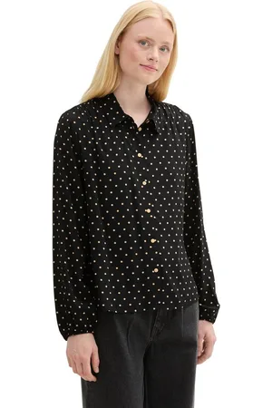 TOM TAILOR Blouse met lange mouwen met lenzing™ ecovero™