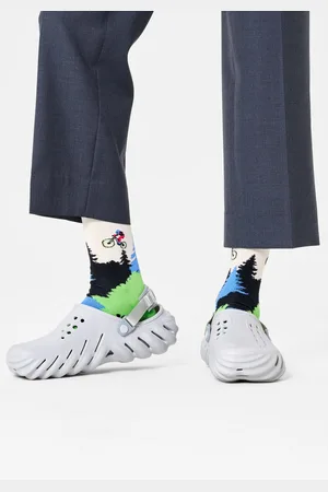 Happy Socks Lange sokken met fiets-patroon (Set van 2)