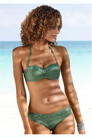 Bruno Banani Beugelbikini in bandeaumodel met pailletten