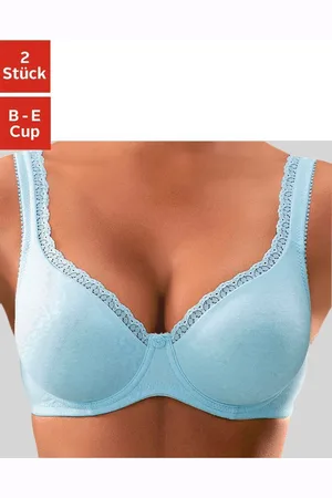 Petite Fleur T-shirt-bh met ongevoerde, naadloze cups, gemaakt van katoen(Set van 2)