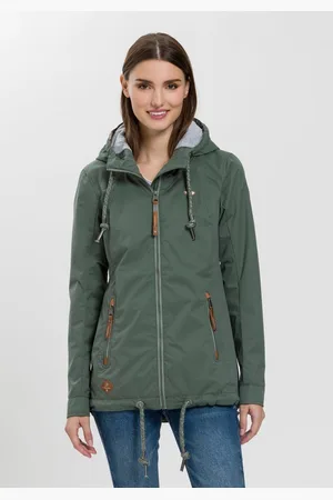 Ragwear Functioneel jack ZUZKA stijlvolle outdoorjas voor tussenseizoen water repellent coating