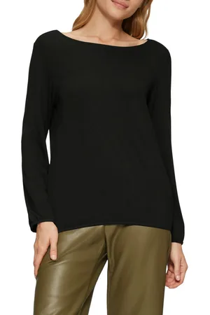 QS by s.Oliver Shirt met lange mouwen met elastische taille