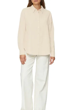 QS by s.Oliver Overhemdblouse met fijn koort