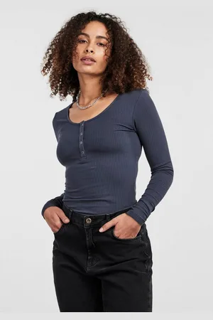 Pieces® Shirt met lange mouwen PCKITTE LS TOP NOOS BC